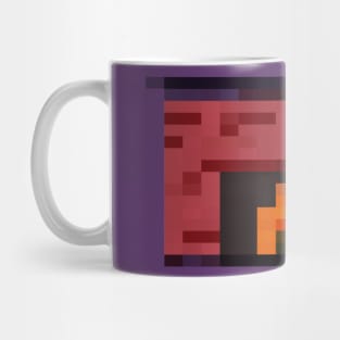 Fireplace Pixel Art Mug